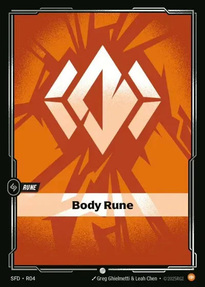 Body Rune — SFD-R04