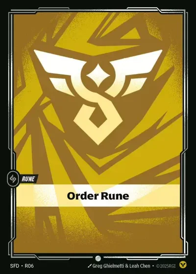 Order Rune — SFD-R06