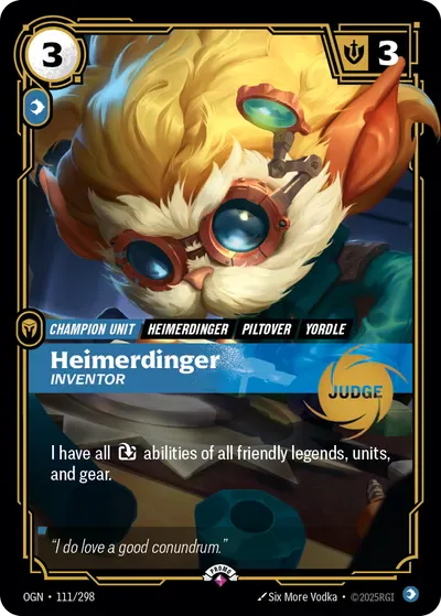 Heimerdinger, Inventor — OGN-111