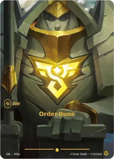 Order Rune — UNL-R06a
