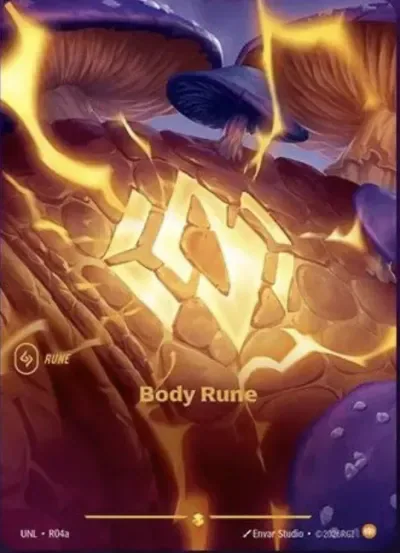 Body Rune — UNL-R04a
