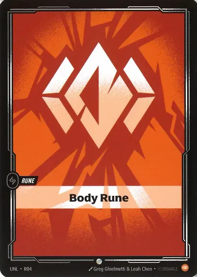 Body Rune — UNL-R04