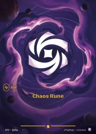 Chaos Rune — SFD-R05a